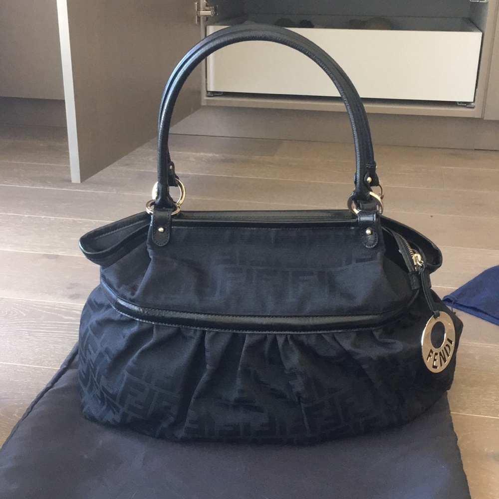 Black Fendi shoulder bag